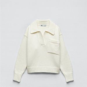 NWT zara knit polo